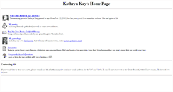 Desktop Screenshot of kathrynkay.com