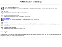 Tablet Screenshot of kathrynkay.com